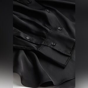 H&M Black Button Down Shirt